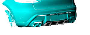 Diffuseur arrière en fibre de carbone pour <span class=keywords><strong>Porsche</strong></span> <span class=keywords><strong>Macan</strong></span> <span class=keywords><strong>GTS</strong></span> 2022-2023 - Product Image 6
