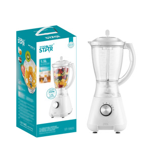 Licuadora Winningstar de 1.5L y 300W con velocidad variable para hacer batidos de frutas, color blanco - Product Image 1