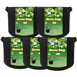 Planteur géomantique en tissu, sac de culture en <span class=keywords><strong>feutre</strong></span>, tissu Non tissé respirant, 5/10/100 gallons, pour la culture de légumes et de pommes de terre - Product Image 3