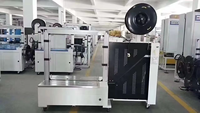 Machine à cerclage automatique électrique pour cartons lourds, table basse 450 mm, avec courroie PP pour boîtes en carton