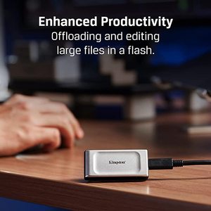 King-ston XS2000 Portable Mini PSSD USB3.2gen 500GB/1TB/2TB/<b>4TB</b> High Speed Type C Interface for Laptop Desktop Pssd 500GB 1TB 2T - Product Image 6