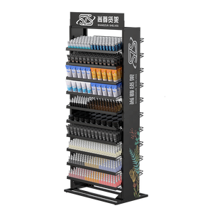 Support d'affichage mural de beauté flashy en métal personnalisé pour la vente au détail, pour vernis à ongles, rouge à lèvres, support de rangement cosmétique - Product Image 3