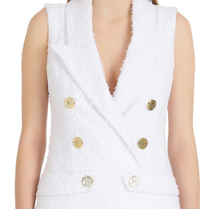 <strong>Womens</strong> Luxury Clothing 2022 Prom <strong>Dresses</strong> Spring and Autumn Gala Ball <strong>Christmas</strong> Tweed Sleeveless Blazer Sexy Mini <strong>Dress</strong> for <strong>Women</strong> - Product Image 5
