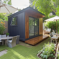 Maison de bureau modulaire préfabriquée de luxe, conteneur de bureau extérieur, cabane de jardin portable préfabriquée à vendre