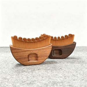 Cepillo Facial de Madera Ecológico para Drenaje Linfático, Esculpir el Rostro, Anti-Hinchazón, Desintoxicante, con Cerdas Suaves Naturales, Herramienta para el Cuidado de la Piel - Product Image 6