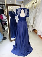Robe Courte Élégante pour la Mère du Marié, Coupe A-Line en Satin à Pois, Ornée de Cristaux, Taille Naturelle, Manches Kimono, Décolleté Cœur, Coupe Ajustée