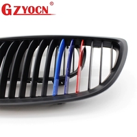 Calandre avant noire mate style M pour BMW Série 3 E92 E93 2 portes 2006-2009 Référence OE 51137157277 51137157278 Vente en gros de calandres de voiture