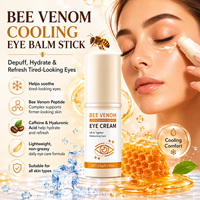 Stick Crème Contour des Yeux au Venin d'Abeille Hydratant, Raffermissant, Lissant et Liftant pour les Poches, les Cernes et les Sacs sous les Yeux – Effet Lifting Instantané