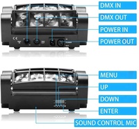 Smart Party Festival Disco Show Hochzeit RGB Bühnen licht Dmx512 Sound Control Mic Rgbw Moving Head DJ Bühnen beleuchtung