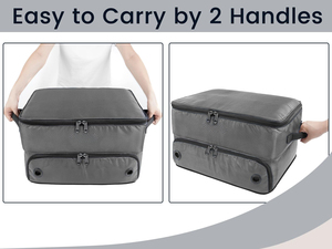 2 pares de zapatos con compartimento ventilado separado, bolsa para maletero - Product Image 6