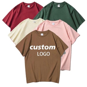 T-shirt en coton de haute qualité personnalisé pour hommes, surdimensionné, impression de logo, t-shirts pour hommes - Product Image 1