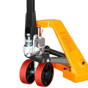 Chariot à palettes manuel hydraulique <span class=keywords><strong>FLDA</strong></span> personnalisé de 2 tonnes avec hauteur de fourche de 80 mm, tout-terrain, haute efficacité, prix d'usine - Product Image 5