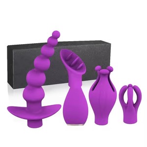 5 pezzi sostituibili Per Set di giocattoli sessuali kit <span class=keywords><strong>stimolatore</strong></span> Per clitoride perline vibranti Per donna giocattoli testa vibratore - Product Image 1