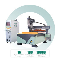 Machine CNC à changeur d'outils linéaire ATC pour le travail du bois, la découpe, le perçage et la gravure de panneaux de meubles