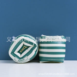 Brassard gonflable épaissi pour enfants avec double chambre à air, motif rétro, aide à la natation pour enfants - Product Image 3