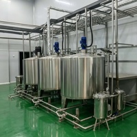 Ligne de production de mélange clé en main de 6000 L avec système de dosage automatique