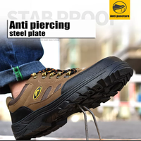 Chaussures de sécurité industrielles à embout d'acier indestructibles, anti-perforation et antidérapantes, bottes de sécurité pour hommes pour la construction, vente chaude