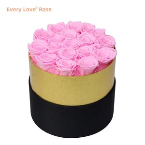 Every Love vente en gros de vraies roses naturelles de longue durée immortelles éternelles conservées pour toujours dans une boîte ronde comme cadeau de Noël - Product Image 2