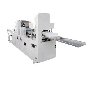 Automatic serviette tissue paper napkin making machine