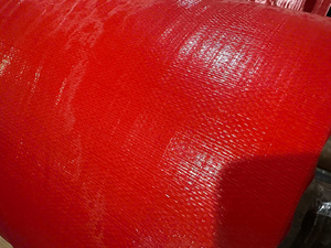 Bâche en PE haute résistance, résistante à l'eau, bleue/orange, haute durabilité, robuste, taille et couleur personnalisables - Product Image 4