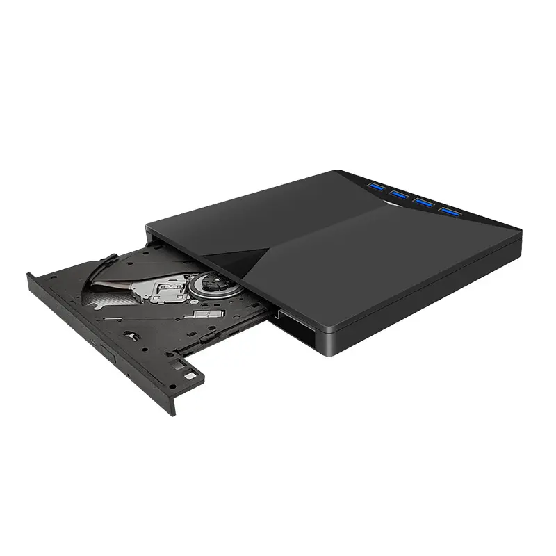 TF SD Đầu đọc thẻ USB 3.0 xách tay CD/DVD RW Ổ đĩa quang/DVD Player CD Rom Burner Ổ đĩa DVD bên ngoài cho máy tính xách tay