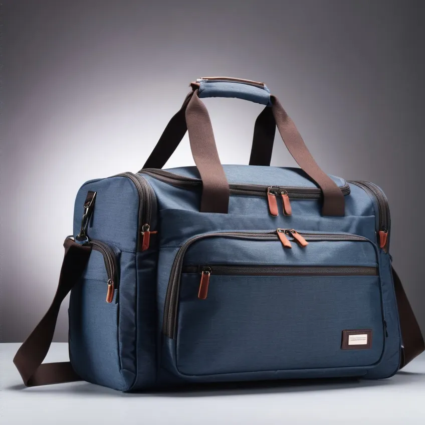 Tas kanvas tas Duffle diakui maskapai tas perjalanan dapat diperpanjang tahan air Gym tas Weekender untuk liburan