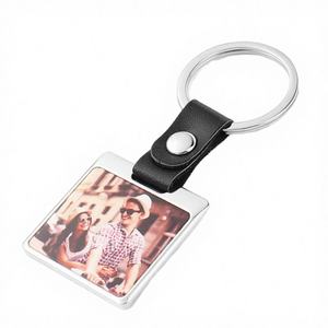 Llavero Rectangular de Acero Inoxidable con Foto Digital Personalizada - Diseño Personalizado, Lujo, Moda, Ligero, Transferencia Térmica - Product Image 3