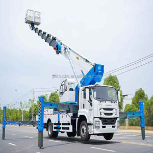 Camion de travail aérien DONGFENG 45m, nacelle articulée télescopique autopropulsée, cage hydraulique pour montage de <span class=keywords><strong>lampadaires</strong></span> - Product Image 3