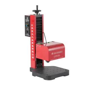 Cheap price flat dot peen steel marking engraving machine for copper metal steel nameplates writing