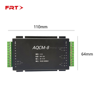 Enregistreur de données analogique universel à 8 canaux Sortie RS485 Alliage d'aluminium 16 bits ADC pour capteur industriel Acquisition de signal PLC
