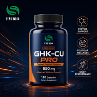 Capsules nutritionnelles à la formule GHK-Cu disponibles en OEM pour l'achat en gros, complément GHK-CU, capsules GHK-CU en marque privée