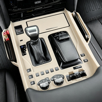 Für Lexus 2016-2025 LX570 LX600 Mittelkonsole Silikon-Ablage Getränkehalter-Matte Schwarz Beige Rutschfeste Innenraum-Accessoires