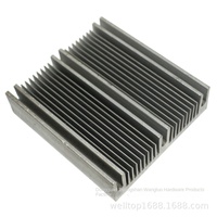 Services de fraisage laser pour radiateurs électroniques et amplificateurs audio en aluminium extrudé haute densité pour dissipateurs thermiques