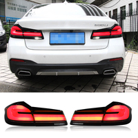 Luces Traseras SJC Auto para BMW Serie 5 G30 F90 G38 2018-2020, Actualización 2021+ Estilo LCI, Luces de Giro