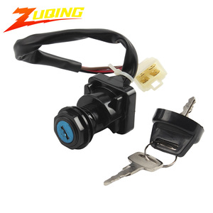 Zuqing กุญแจสวิตช์จุดระเบิดรถจักรยานยนต์ Ltz250 Ltf250 Ltz400 2ปุ่มและสายรัด - Product Image 1