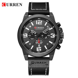 Reloj CURREN 8314, Marca de Alta Gama, Reloj de Pulsera de Cuarzo para Hombre, con Correa de Cuero y Fecha, Modelo 2021 - Product Image 3