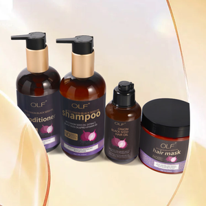 Maßgeschneidertes Natürliches Bio-Zwiebel Haarpflege-Set Sanftes Reinigungsshampoo Feuchtigkeitsspendender Conditioner Glättende Haarmaske Haarwuchsöl - Product Image 4