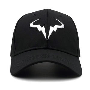 Gorras de Béisbol Oxford Poplin de 6 Paneles, Logotipo Personalizado Bordado con Cuernos de <span class=keywords><strong>Vaca</strong></span>, Gorras Deportivas Unisex Ajustables - Product Image 1