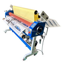 Machine à plastifier à froid électrique pneumatique semi-automatique avec compresseur d'air EC-1600Q doublure automatique de film à froid
