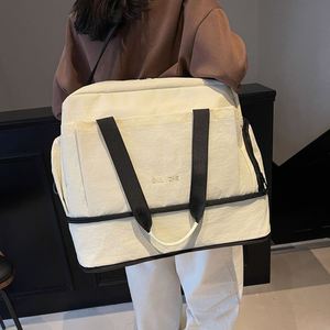Custom Logo Travel Bags Adjustable Shoulder Strap Duffle Bag Outdoor Travel Business Luggage Bag - Product Image 4