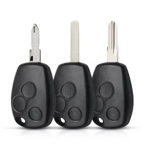 2 Knoppen 3 Knoppen Auto Sleutel Shell Vervanging Auto Sleutel Hoesje Fob Shell Met Mes Voor Renault