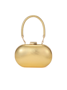 Bell High Quality Fashion Mini Gold Metal Evening Bag PU Leather Party Chain Dress Bridal Handbag <b>Wedding</b> <b>Clutch</b> Waterproof - Product Image 5
