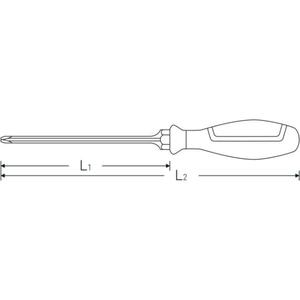 STAHLWILLE - 46323303 Destornillador de cabeza cruzada DRALL + - EAN 4018754334100 DESTORNILLADORES DRALL + DESTORNILLADORES - Product Image 2