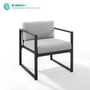 Poltrona di alluminio all'aperto moderna con la tavola laterale per il Patio dell'hotel del cortile o gli insiemi di conversazione del <span class=keywords><strong>balcone</strong></span> - Product Image 6