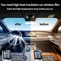 Film teinté pour vitres de voiture PET Nano Céramique Llumar 1,52*30m, coupe IR 99%, AIR80%