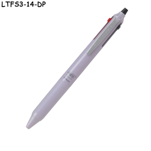 Stylo multifonction 3-en-1 LTFS3-14 Light Touch, 3 couleurs, pointe bille 0,4 mm et crayon mécanique, corps mat doux au toucher - Product Image 4