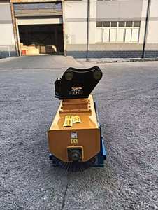 Brosse rotative efficace pour accessoire de machine de construction d'excavatrice - Product Image 5