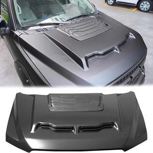 Nuevo Panel de Capó de Acero con Entrada de Aire, Instalación Atornillable para Capó Modificado de F-150 2015-2020 - Product Image 1