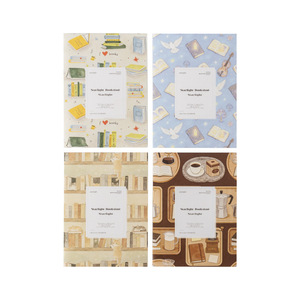 10 feuilles par paquet, série Starlight Bookstore, papier nacré pour scrapbooking et collage - Product Image 5