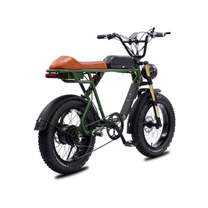 Bicicleta Eléctrica de Cross con Batería de Litio de 48V, 21 Velocidades, Cuadro de Aluminio, para Adultos, 250W-500W, Alcance de 31-60km - Product Image 2